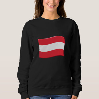 Oostenrijk Vlag Hartslag voor Oostenrijk Mannen Vr Trui