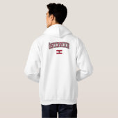 Oostenrijk + vlag hoodie (Achterkant volledig)