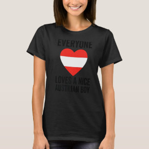 Oostenrijk vlag iedereen houdt van een mooie Ooste T-shirt