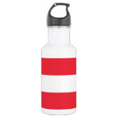 Oostenrijk Vlag Liberty Fles (Voorkant)