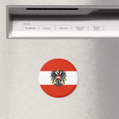 Oostenrijk Vlag Magneet (Insitu (Vaatwasser))