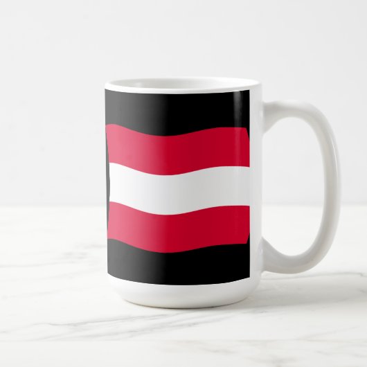 Oostenrijk Vlag Mok (Rechts)