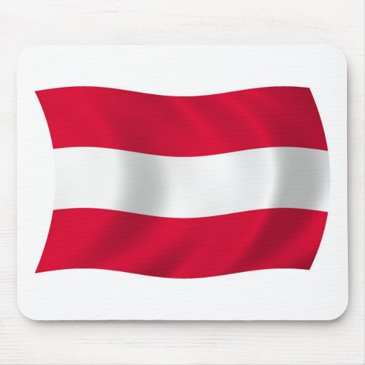 Oostenrijk Vlag Muismat (Voorkant)