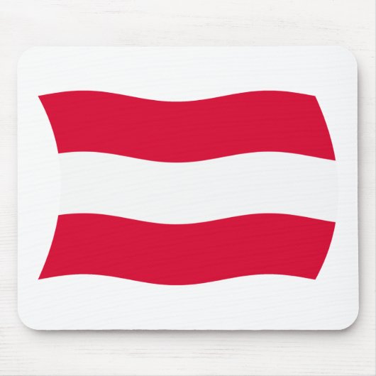 Oostenrijk Vlag Muismat (Voorkant)