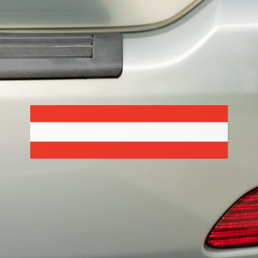Oostenrijk - Vlag/Oostenrijk - Vlaggen Bumpersticker (Op auto)