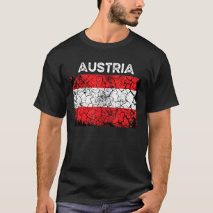 Oostenrijk Vlag Oostenrijkse Mannen Vrouwen T-shirt