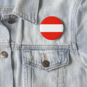 Oostenrijk - Vlag/Österreich - Flagge Ronde Button 5,7 Cm (In situ)