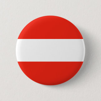 Oostenrijk - Vlag/Österreich - Flagge Ronde Button 5,7 Cm