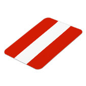 Oostenrijk Vlag Premium Magnet Magneet (Linkerzijde)