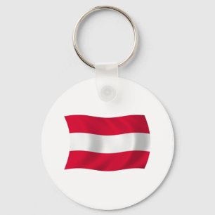 Oostenrijk Vlag Sleutelhanger
