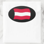 Oostenrijk Vlag Sticker (Tas)