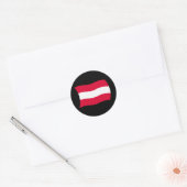 Oostenrijk Vlag Sticker (Envelop)