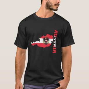 Oostenrijk vlag t-shirt, Oostenrijk shirt, Oostenr T-shirt