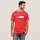 Oostenrijk-vlagplattegrond T-Shirt (Voorkant volledig)
