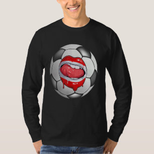 Oostenrijk Voetbal Fan Oostenrijkse vlag Mond T-shirt