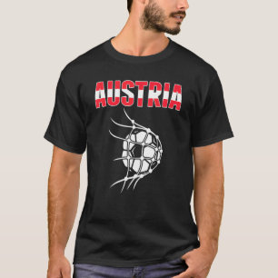 Oostenrijk Voetbal In Net Ondersteun Oostenrijks T-shirt