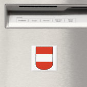 Oostenrijk Wapenmunt Magnet (Insitu (Vaatwasser))