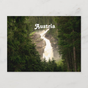 Oostenrijk Waterfall Briefkaart