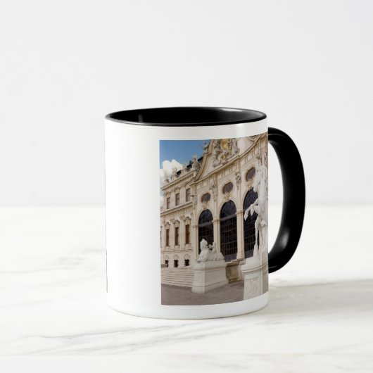 Oostenrijk, Wenen, Belvedere Palaces, Bovenkant Mok (Voorkant rechts)