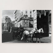  Oostenrijk: Wenen Dreimaderlhaus Fiaker Legpuzzel (Horizontaal)