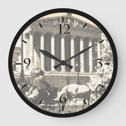  Oostenrijk Wenen parlement USB oplaadbureau Grote Klok (Voorkant)