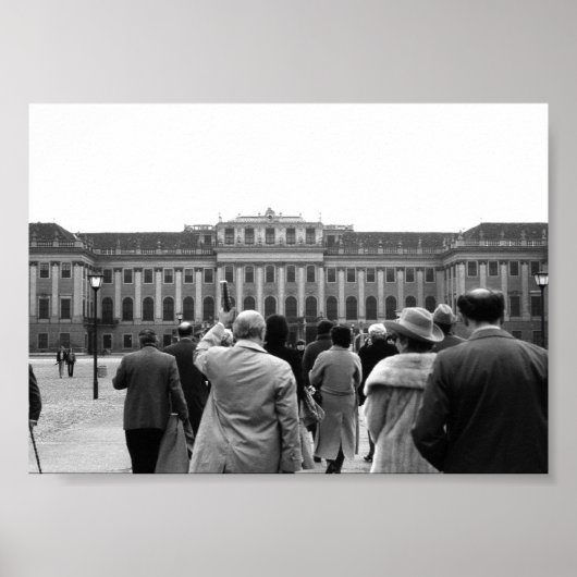 Oostenrijk Wenen Schonbrunn Poster (Voorkant)