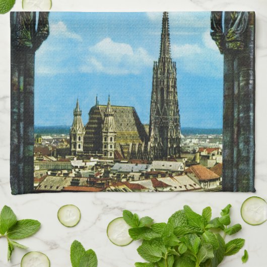 Oostenrijk, Wenen, Sint-Stephen Cathedraal Theedoek (Gevouwen)