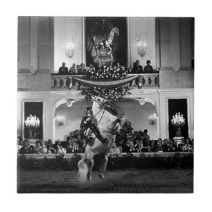  Oostenrijk Wenen Spaans Courbette Tegeltje