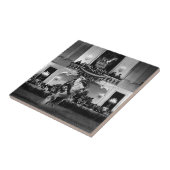  Oostenrijk Wenen Spaans Courbette Tegeltje (Zijkant)