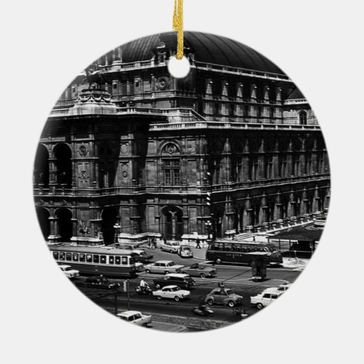  Oostenrijk Wenen Staatsopera 1970 Keramisch Ornament (Achterkant)