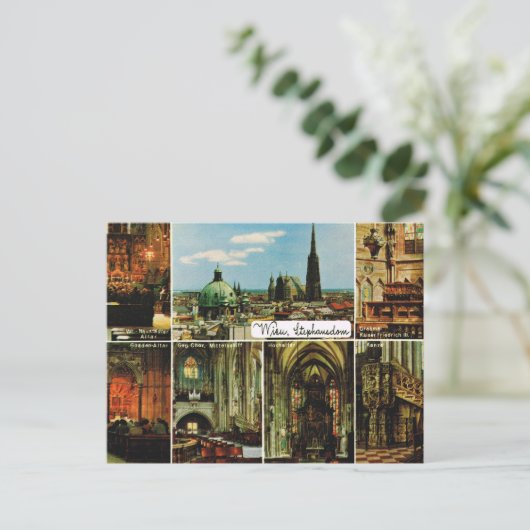  Oostenrijk, Wenen, Stephans Dom Briefkaart (Staand voorkant)