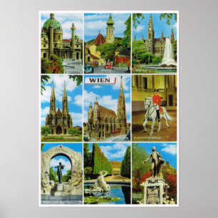 Oostenrijk, Wenen, Wenen, enzovoort Poster