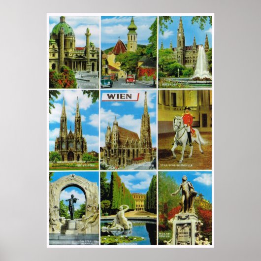  Oostenrijk, Wenen, Wenen, enzovoort Poster (Voorkant)