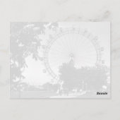  Oostenrijk Wien Prater reuzenwiel Briefkaart (Achterkant)