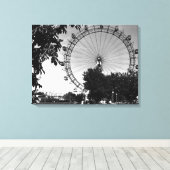  Oostenrijk Wien Prater reuzenwiel Canvas Afdruk (Insitu (Houten vloer))