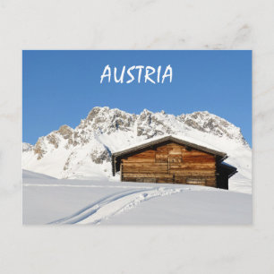Oostenrijk Winter in de Alpen in Lech am Arlberg Briefkaart