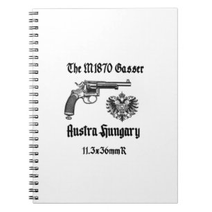 Oostenrijk WWI M1870 Gasser revolver Notitieboek