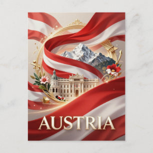 Oostenrijks Alpen Weens Erfgoed Briefkaart