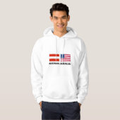 Oostenrijks-Amerikaans Hoodie (Voorkant volledig)