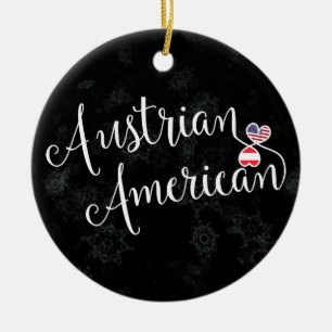 Oostenrijks-Amerikaanse kerstboomversiering Keramisch Ornament