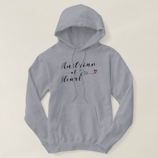 Oostenrijks bij het hart, Oostenrijk Hoodie (Design voorkant)