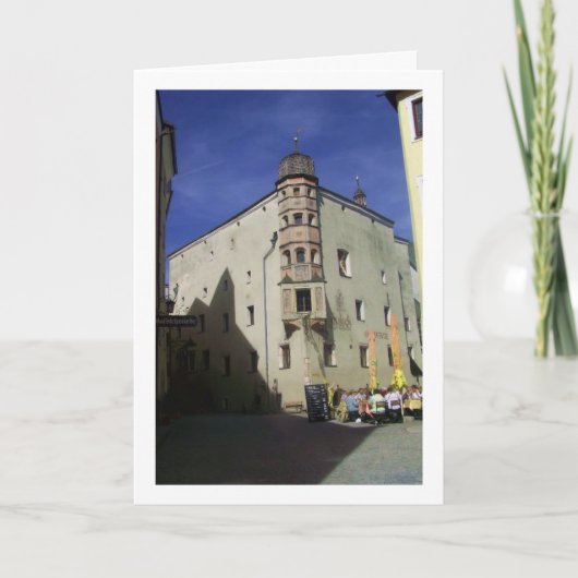 Oostenrijks binnenplaatsportret kaart (Voorkant)