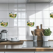 Oostenrijks dorp tegeltje