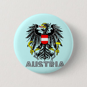 Oostenrijks Emblem Ronde Button 5,7 Cm