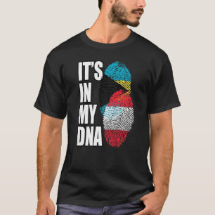 Oostenrijks en Bahamaans erfgoed voor DNA-vlag T-shirt
