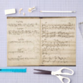  Oostenrijks handgeschreven Notitieboek 1700 Tissuepapier (Craft)