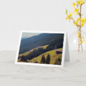 Oostenrijks heuvellandschap kaart (Gele Bloem)