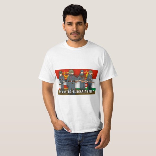 Oostenrijks-Hongaarse leger Faction World War I T-shirt (Voorkant volledig)
