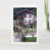 Oostenrijks Huis Portret Kaart (Voorkant)