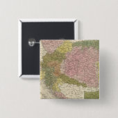 Oostenrijks keizerrijk 2 vierkante button 5,1 cm (Voorkant /achterkant)